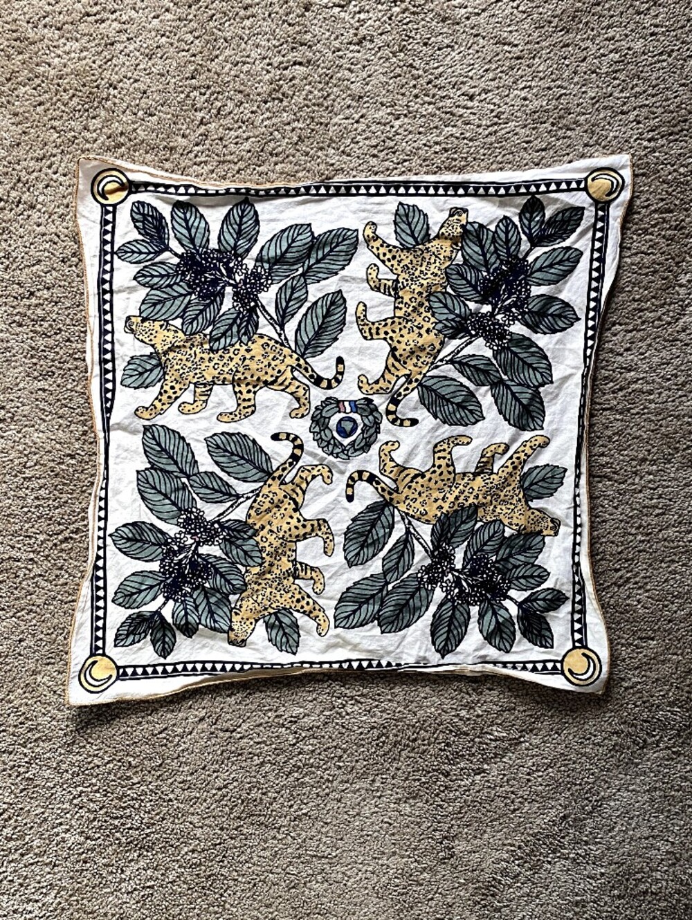 100% Cotton Leopard Print Guayaki Bandana